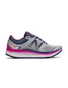 New Balance Women's Running Shoes W1080W07 Grey/Purple 